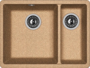 Мойка кухонная Florentina Вега 335/160 коричневая