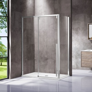 Душевой уголок Vincea Lugano VSR-1L9016CL-1 160х90 хром, стекло прозрачное Душевой уголок Vincea Lugano VSR-1L9016CL-1 160х90 хром, стекло прозрачное