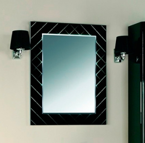 Зеркало Акватон Венеция 75 черное