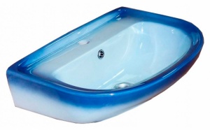 Раковина Rosa Ресса синяя