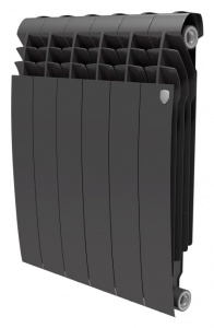 Радиатор биметаллический Royal Thermo BiLiner 500 6 секций, noir sable Радиатор биметаллический Royal Thermo BiLiner 500 6 секций, noir sable
