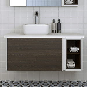 Тумба с раковиной Акватон Брук 100 (80+20) Тумба с раковиной Акватон Брук 100 (80+20)