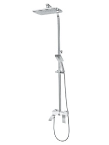 Душевая система Hansberge 5077W1 белый/хром Душевая система Hansberge 5077W1 белый/хром