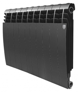 Радиатор биметаллический Royal Thermo BiLiner 500 10 секций, noir sable Радиатор биметаллический Royal Thermo BiLiner 500 10 секций, noir sable