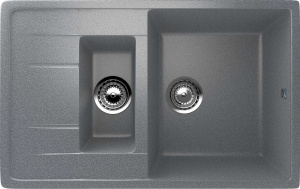 Мойка кухонная EcoStone ES-22-309 темно-серая Мойка кухонная EcoStone ES-22-309 темно-серая