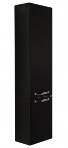 Шкаф-пенал Акватон Ария черный глянец Шкаф-пенал Акватон Ария черный глянец