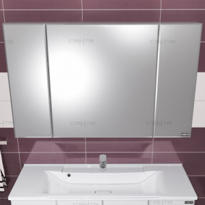 Зеркало-шкаф СанТа Стандарт 120 фацет