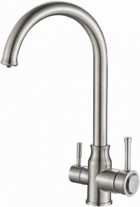 Смеситель Steel Hammer SH 763 INOX для кухонной мойки Смеситель Steel Hammer SH 763 INOX для кухонной мойки
