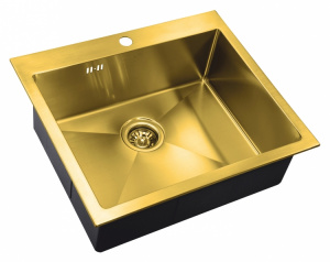 Мойка кухонная Zorg Inox Pvd SZR-5951 bronze Мойка кухонная Zorg Inox Pvd SZR-5951 bronze