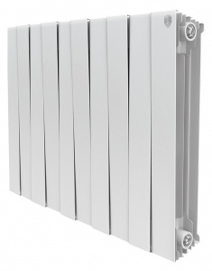 Радиатор биметаллический Royal Thermo Piano Forte 500 bianco traffico 10 секций, белый Радиатор биметаллический Royal Thermo Piano Forte 500 bianco traffico 10 секций, белый