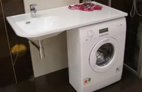 Как правильно установить раковину над стиральной машиной