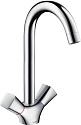 Смеситель Hansgrohe Logis 71280000 для кухонной мойки