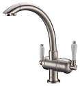 Смеситель Zorg Clean Water ZR 327 YF nickel для кухонной мойки