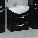 Тумба для комплекта Акватон Ария 50 черный глянец