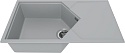 Мойка кухонная KitKraken Sea Grey серая