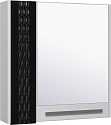 Зеркало-шкаф Runo Мира 75 R черное