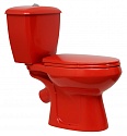 Унитаз-компакт Оскольская керамика Элисса красный
