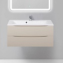 Тумба с раковиной BelBagno Marino 100 crema opaco