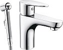 Смеситель Wasserkraft Leine 3508 для раковины с гигиеническим душем