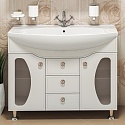 Тумба с раковиной Runo Линда Люкс 105
