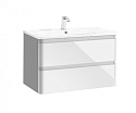 Тумба под раковину Vincea Alba VMC-1A800LW 80 см, подвесная, белый