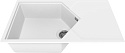 Мойка кухонная KitKraken Sea White белая