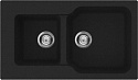 Мойка кухонная Omoikiri Maru 86-2-BL черная