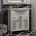 Тумба с раковиной Opadiris Тибет 75 слоновая кость