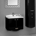 Тумба с раковиной Акватон Венеция 75 черная