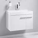 Тумба с раковиной Aqwella Европа 70 белая