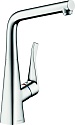 Смеситель Hansgrohe Metris 14822000 для кухонной мойки