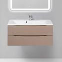 Тумба с раковиной BelBagno Marino 100 capucino lucido