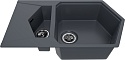 Мойка кухонная KitKraken Pond Graphite темно-серая